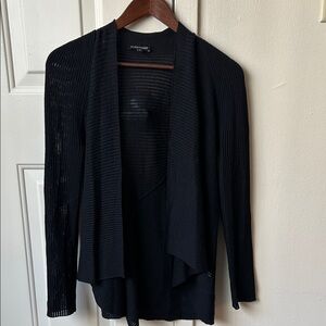 Eileen Fisher Black 100%Wool Cardigan